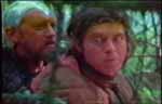 Merlin calms a frightened Arthur.
