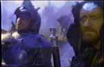 Merlin thinking of Uther and Egraine.